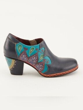L'ARTISTE Zami Zip Up Heeled Shoes EU 38 (7.5-8) Like New